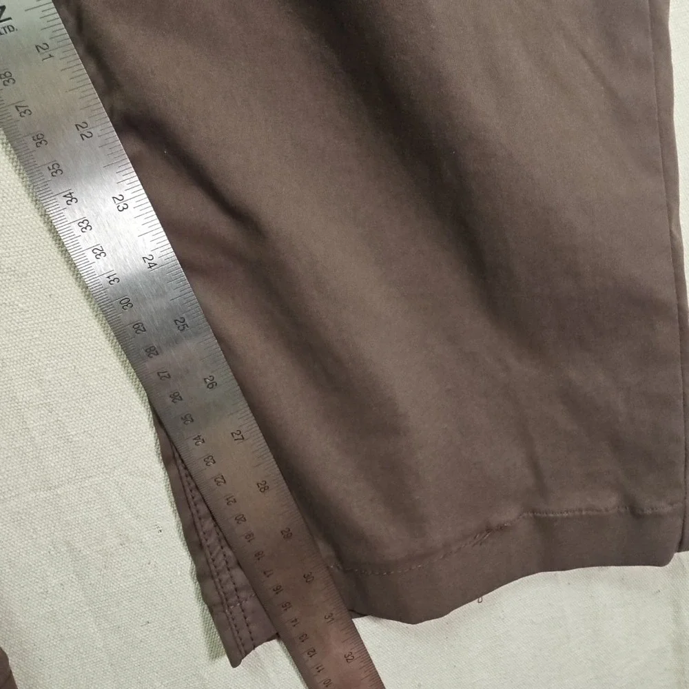 Prana Pants Men 38x31 Brown Brion Standard Fit Stretch Hike Trail Outdoor HEMMED